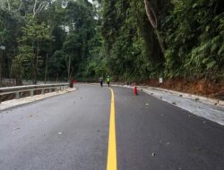 Begini Penampakan Tikungan Mbah Singo di Jalur Gumtir yang Sering Jadi Momok Pengendara