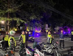 Ciptakan Situasi Kondusif, Polresta Banyuwangi Rutin Gelar Patroli Skala Besar