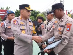 43 Personel Polresta Banyuwangi Raih Penghargaan dari Kapolresta