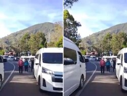 Macet Parah di Paltuding! Ribuan Wisatawan dan Peserta Ijen Green Trail Run Bikin Kawah Ijen Sesak