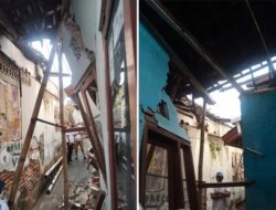 Curah Hujan Tinggi di Banyuwangi, Rumah Warga Kepatihan Ambruk!
