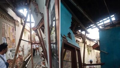 curah-hujan-tinggi-di-banyuwangi,-rumah-warga-kepatihan-ambruk!