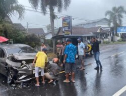 Bayi Lima Tahun Selamat dalam Insiden Tabrakan Beruntun di Gambiran Banyuwangi