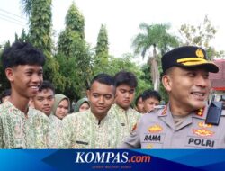 Momen Kapolresta Banyuwangi Bertemu “Kembaran” Saat Jalankan Giat “Police Goes to School”