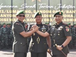 Resmi! Letkol Triyadi Indrawijaya Gantikan Letkol Joko Sukoyo Jadi Dandim 0825 Banyuwangi