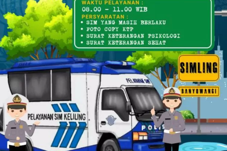 jadwal-sim-keliling-polresta-banyuwangi-periode-16-18-september-2025:-cek-lokasi-dan-syarat-perpanjangan!