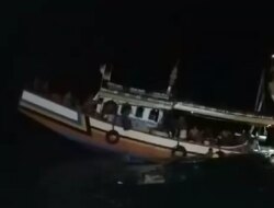 Kapal Gardan Tenggelam di Perairan Alas Purwo Banyuwangi, 22 ABK Selamat Dramatis!