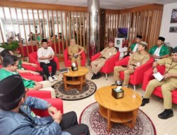 Pengurus Ansor, IPNU, dan IPPNU Silaturahmi dengan Bupati Ipuk