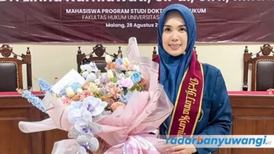 siapa-istri-sekkab-banyuwangi-guntur-priambodo?-ternyata-doktor-hukum,-ini-sosoknya