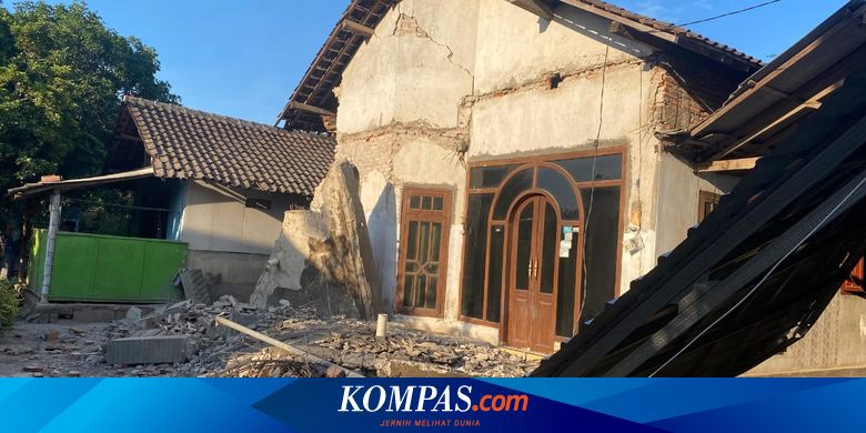 terdampak-getaran-gempa-selat-bali,-rumah-di-situbondo-rusak