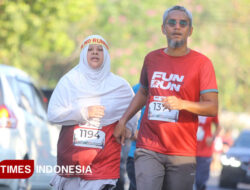 Haru dan Mesra, Citra dan Agus Tuntaskan Jalur 5K TIMES Indonesia Fun Run 2025 – TIMES Banyuwangi