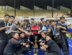 Tim WUushu Banyuwangi Juars Umum II Kejurprov Wushu di Surabaya