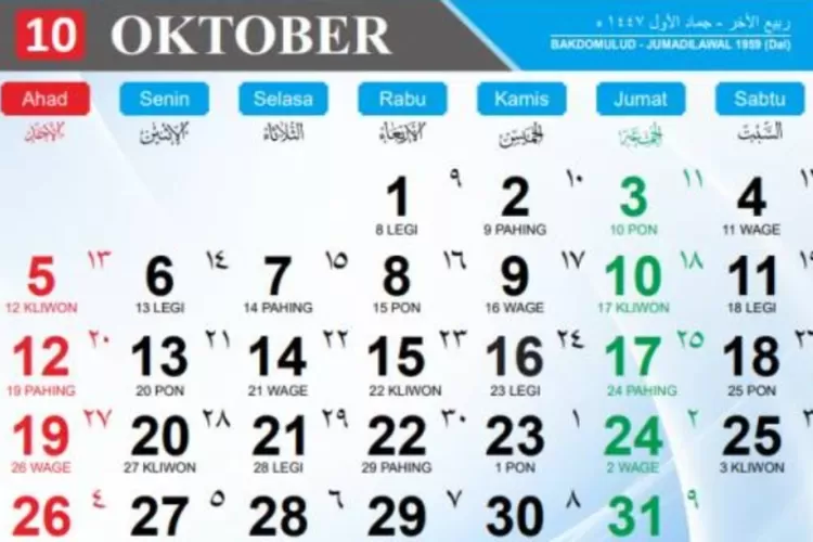 bakdamulud,-rabiul-akhir:-kalender-jawa-oktober-2025-lengkap-dengan-weton-dan-hari-baik