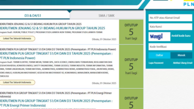 daftar-sekarang!-rekrutmen-pln-group-2025-hanya-5-hari,-terbuka-untuk-lulusan-d3-sampai-s2