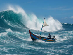 Ombak 4 Meter Ancam Perairan Banyuwangi, Nelayan dengan Kapal Kecil Diminta Utamakan Keselamatan – TIMES Banyuwangi