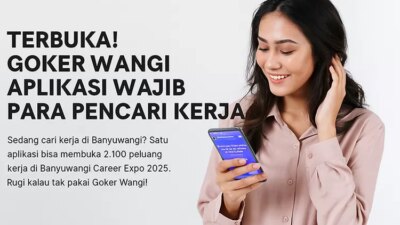 banyuwangi-career-expo-2025:-ribuan-lowongan-kerja-bisa-dilamar-lewat-aplikasi-goker-wangi