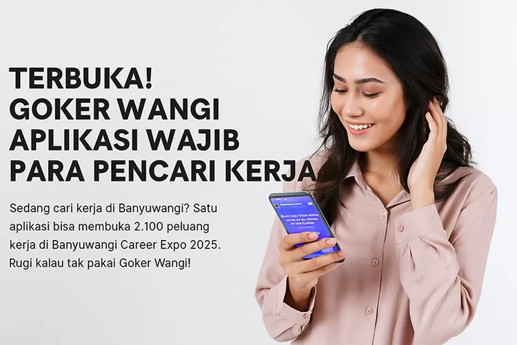 banyuwangi-career-expo-2025:-ribuan-lowongan-kerja-bisa-dilamar-lewat-aplikasi-goker-wangi