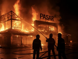 Pasar Kota Wonogiri Terbakar, Ratusan Kios Hangus Rugi Miliaran! Biang Kerok Kebakaran Terungkap