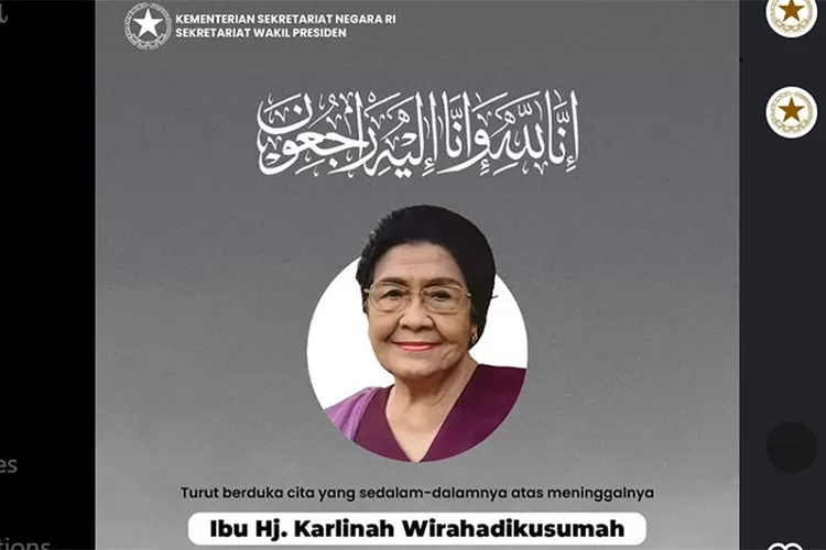 profil-karlinah-umar-wirahadikusumah,-istri-setia-wapres-ke-4-ri-yang-tutup-usia-di-jakarta