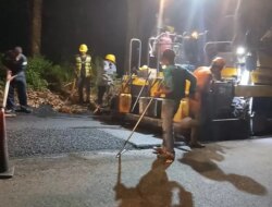 Imbas Proyek Rp 15 M, Jalur Gumitir Masih Buka Tutup: Proyek U-Ditch dan Pengaspalan Dikebut