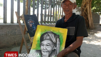kisah-djoeuhari,-seniman-jalanan-banyuwangi-yang-bertahan-hidup-lewat-lukisan-dan-doa-–-times-banyuwangi