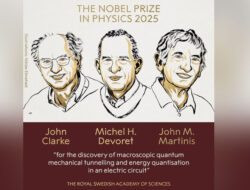 Tiga Fisikawan Raih Nobel Fisika 2025 untuk Eksperimen Sirkuit Kuantum Makroskopik – TIMES Banyuwangi