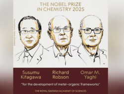 Temukan Kerangka Logam Organik (MOF), Tiga Ilmuwan Raih Nobel Kimia 2025 – TIMES Banyuwangi