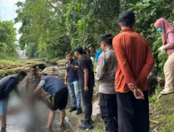 Jenazah Bayi Laki-laki Ditemukan Tersangkut di Batu Paras Sungai Setail Banyuwangi