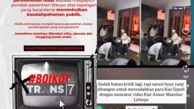 tagar-#boikottrans7-meledak!-tayangan-xpose-catut-kiai-anwar-manshur-lirboyo,-santri-geram-dan-lbh-ansor-turun-tangan
