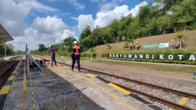 hadapi-libur-natal-dan-tahun-baru,-kai-tata-tiga-stasiun-di-banyuwangi