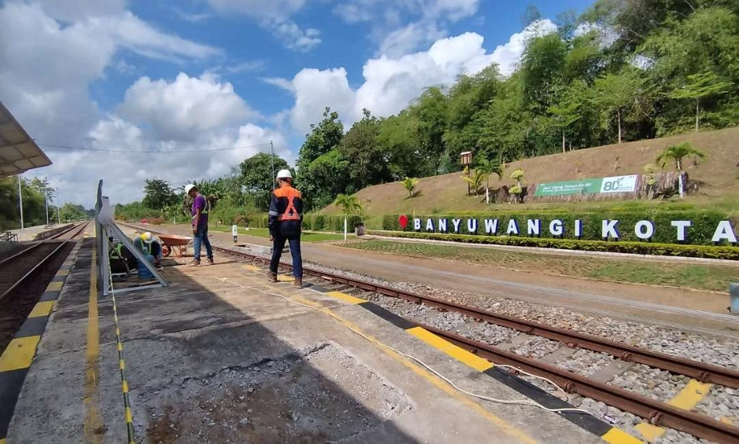 hadapi-libur-natal-dan-tahun-baru,-kai-tata-tiga-stasiun-di-banyuwangi