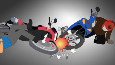 kecelakaan-dua-motor-di-muncar,-satu-pengendara-tewas-di-tempat