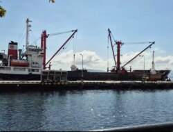 Jelang Musim Tanam, Pelabuhan Tanjung Wangi Banjir Pupuk