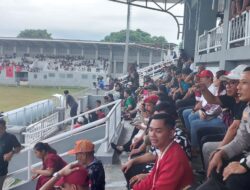 Pertandingan Final Turnamen Ketua DPC PDI Perjuangan Banyuwangi di Stadion Diponegoro Berjalan Kondusif