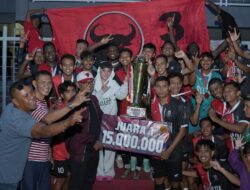 Kesolidan Desi Banteng FC Berbuah Juara Utama di Turnamen Ketua DPC PDI Perjuangan Banyuwangi
