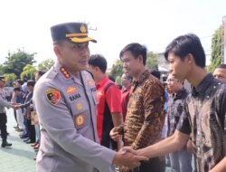 Jogo Banyuwangi! Ratusan Buruh Bersatu Dukung Polri Jaga Ketertiban