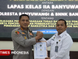BNNK, Lapas, dan Polresta Banyuwangi Bersatu Perangi Narkoba – TIMES Banyuwangi