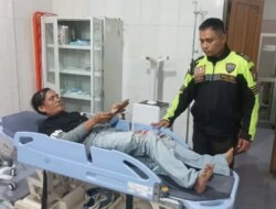 Brakkk! Gagal Salip Kendaraan, Yamaha N-Max Tabrakan Adu Depan di Genteng