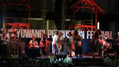 gelar-festival-perkusi-perdana,-banyuwangi-harmonikan-kekhasan-musik-pukul-tradisional-dengan-sentuhan-moderen