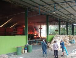 Tumpukan Limbah Triplek di Pabrik Margo Joyo Glenmore Terbakar, Kerugian Capai Ratusan Juta Rupiah