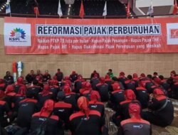 JCC Senayan Dikepung Ribuan Buruh! Tuntut Kenaikan Upah 2026 dan Cabut Aturan Outsourcing