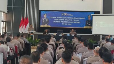 polresta-banyuwangi-gelar-pelatihan-polisi-rw,-138-personel-dibekali-komunikasi-hingga-restorative-justice