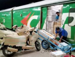 Efisien dan Tepat Waktu, Angkutan Barang Kereta Api KAI Divre I Sumut Terus Tumbuh