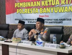 Kapolresta Banyuwangi Tekankan Waspada Hoaks, Konflik Sosial, dan Narkoba di Kecamatan Genteng