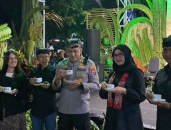 Kapolresta Banyuwangi Hadiri Festival Ngopi Sepuluh Ewu 2025, Simbol Kebersamaan dan Kearifan Lokal Banyuwangi