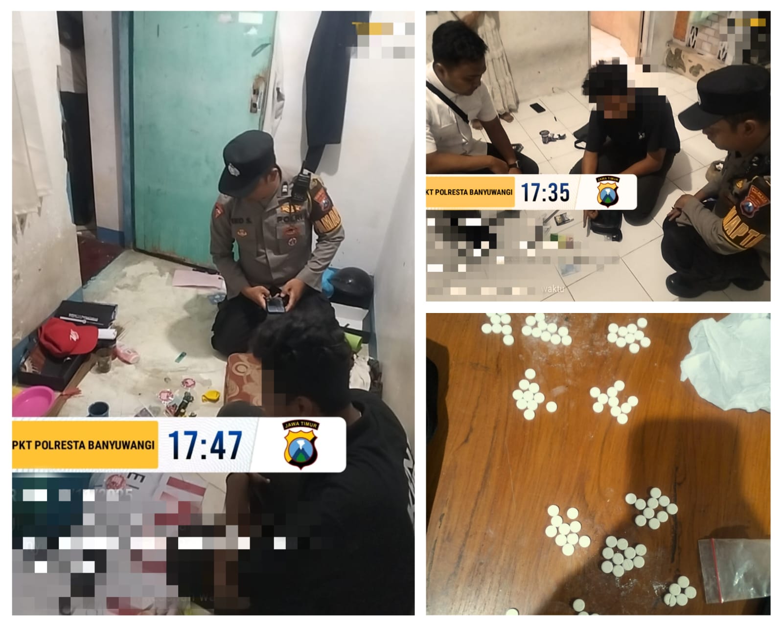 laporan-warga-melalui-call-center-110,-polisi-amankan-pemuda-bawa-140-butir-pil-terlarang-di-banyuwangi