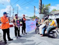 Kolaborasi Lintas Sektor, KAI Daop 8 Surabaya Perkuat Edukasi Keselamatan Kereta Api