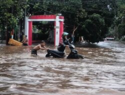 Jalan S. Parman Berubah Jadi Sungai! Banjir Sepinggang di Banyuwangi Bikin Puluhan Kendaraan Mogok