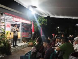 Revitalisasi Pos Kamling Desa Sempu, Polresta Banyuwangi Perkuat Siskamling