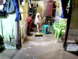 Hujan Deras Picu Banjir di Lingkungan Lebak Tukangkayu, Warga Kembali Waswas Meski Tanggul Kalilo Banyuwangi Sudah Ditinggikan